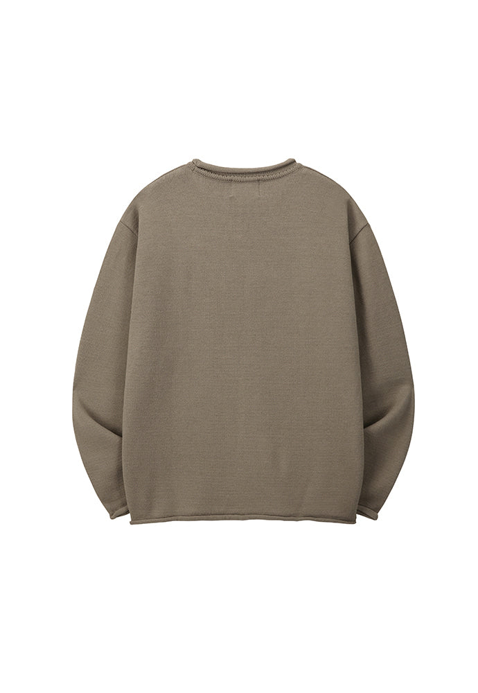 Art if acts - Ribbed Pullover Knit (Dusty Grey) product image 8 | TRAB K-Fashion Australia