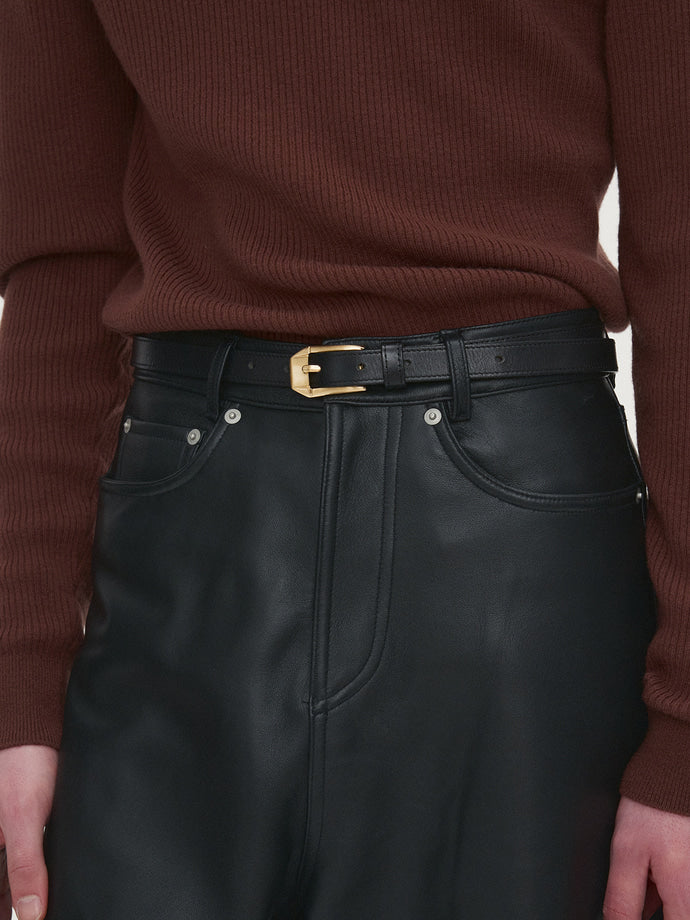 Tonywack - Leather Wide-Leg Pants (Black) product image 4 | TRAB K-Fashion Australia