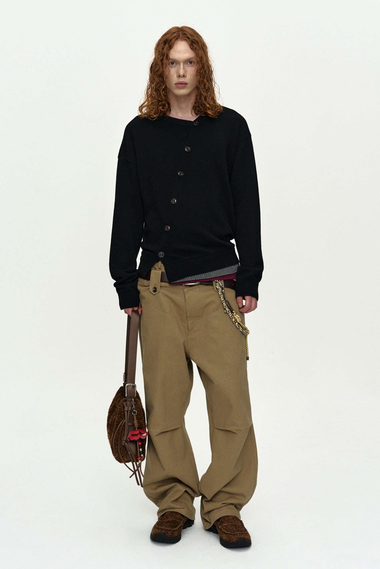 Andersson Bell - Layered Cardigan (Black) product image 1 | TRAB K-Fashion Australia