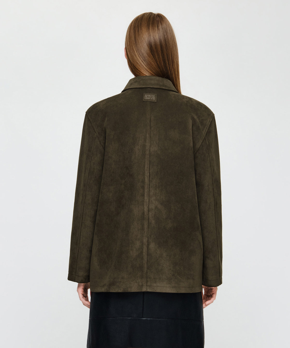 Marithe & Francois Girbaud - Faux Suede Half Jacket (Brown) product image 3 | TRAB K-Fashion Australia