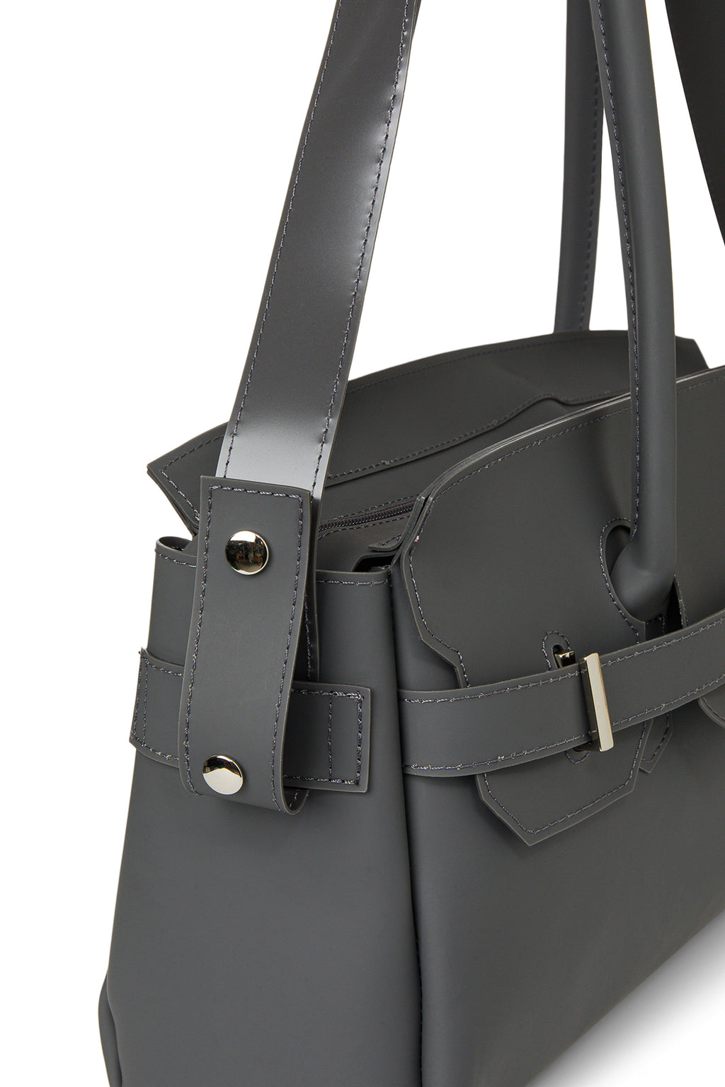 Deinet - [free Card Wallet] Jelly Two-Way Bag (Charcoal) product image 8 | TRAB K-Fashion Australia