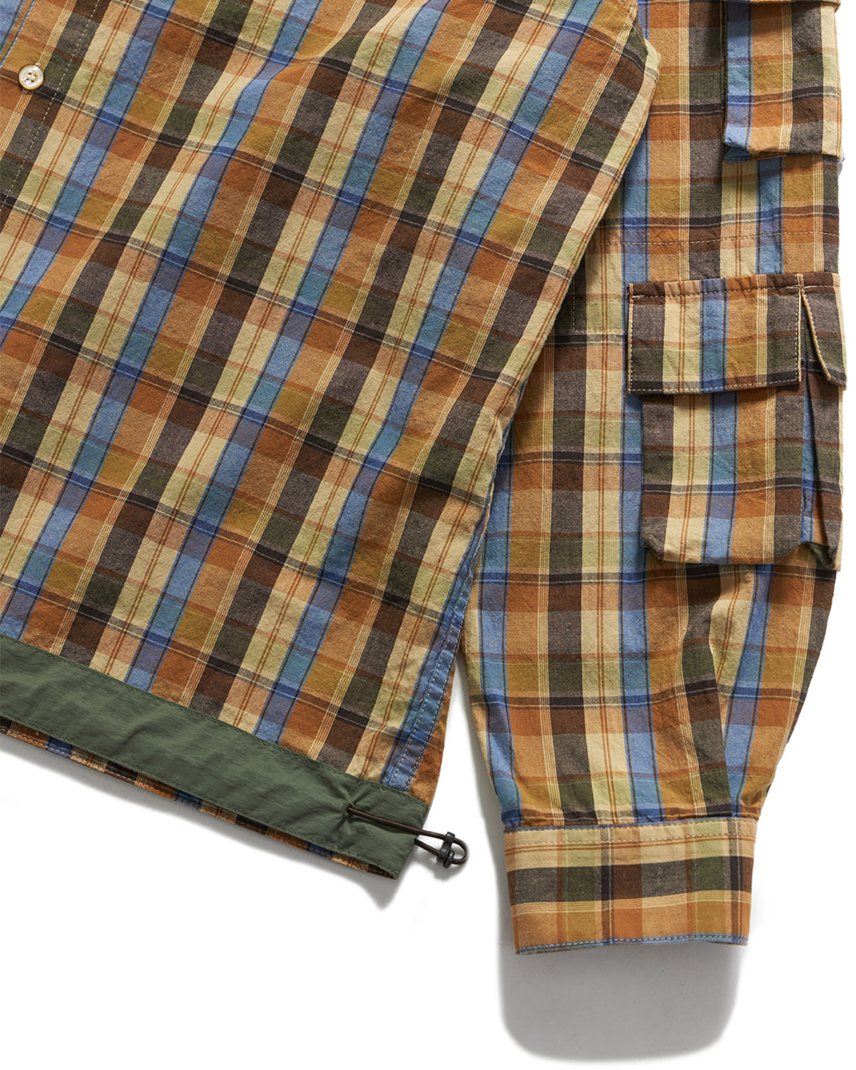 Eastlogue - Magazine Pouch Shirts (Multi Brown Check) product image 9 | TRAB K-Fashion Australia