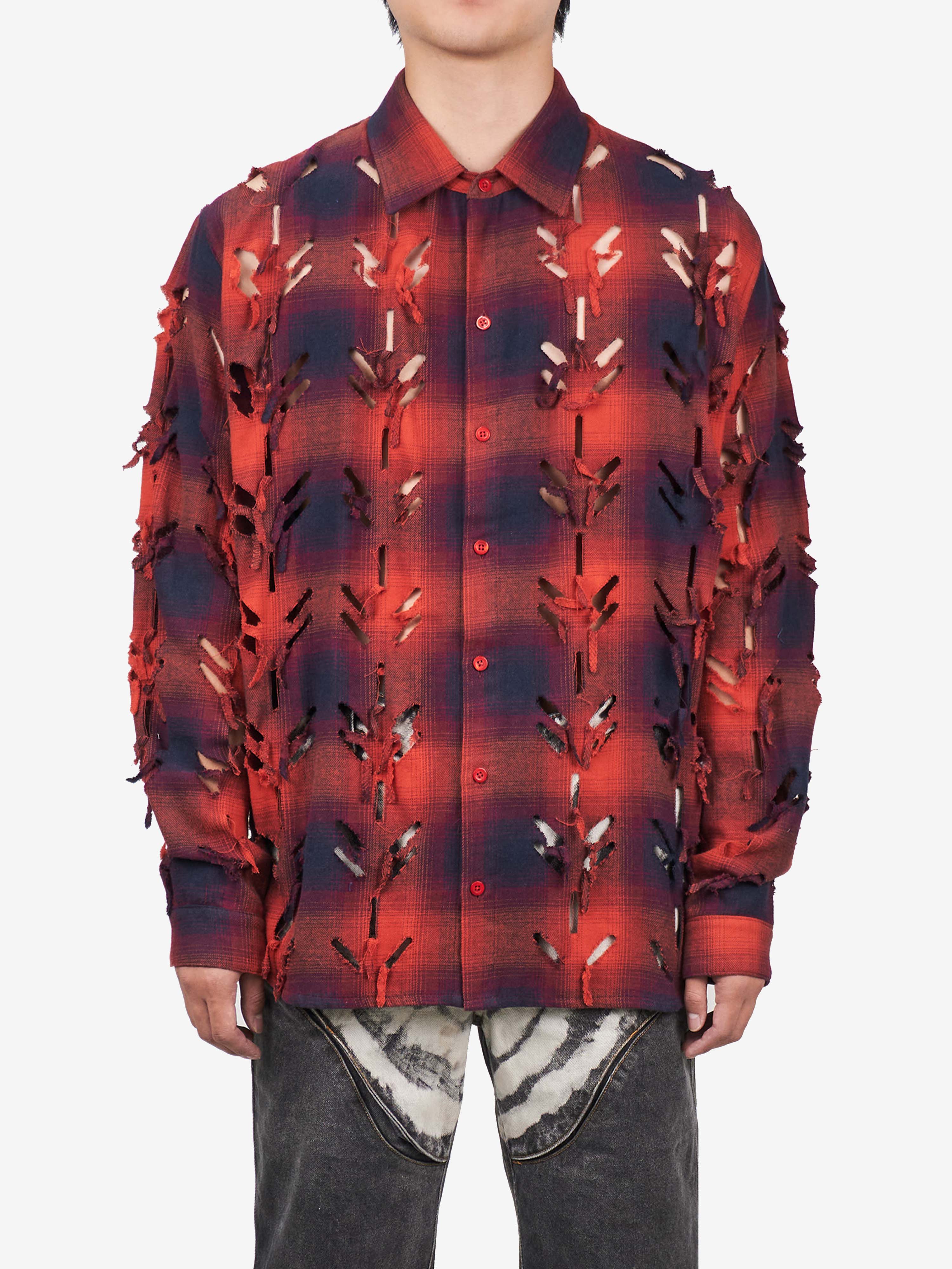 Juntae Kim - Laser-Slashed Shirts (OC1) product image 1 | TRAB K-Fashion Australia