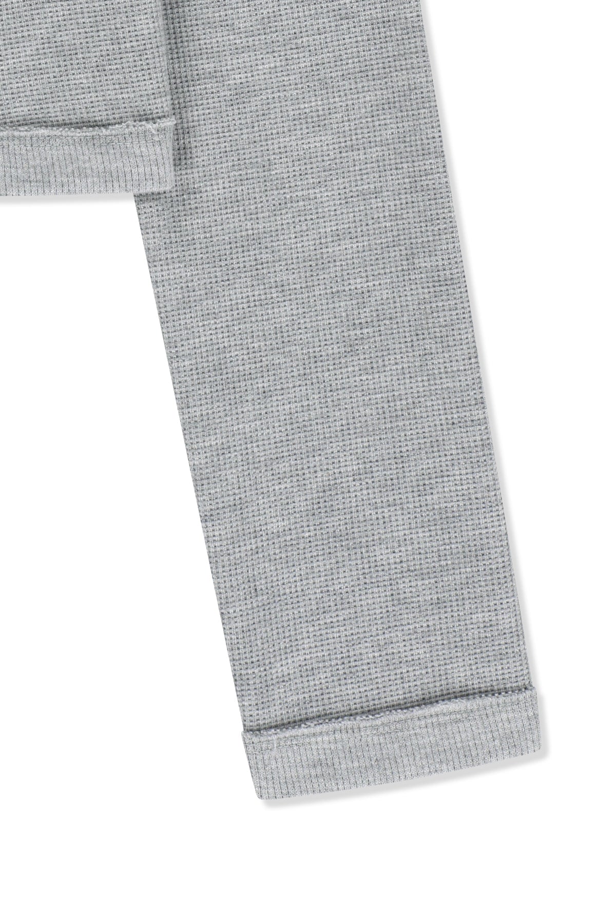 Matin Kim - Waffle Henley Neck Hood Top (Grey) product image 4 | TRAB K-Fashion Australia