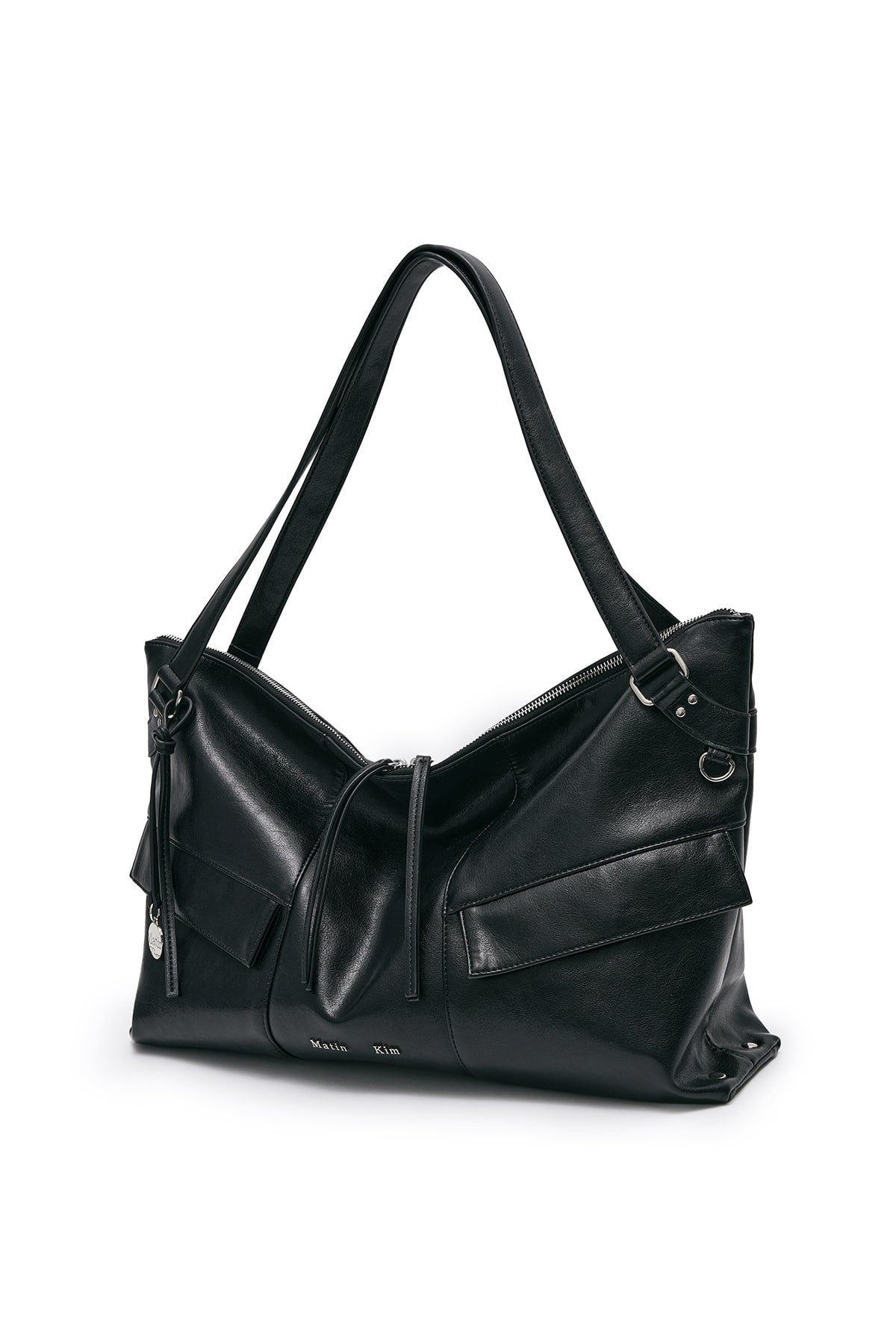 新作 新品未使用 タグ付き 韓国 Matin Kim BIG BAG BLACK Matin Kim - Wide Nemo Big Shoulder Bag (Black) | TRAB K-Fashion Aus