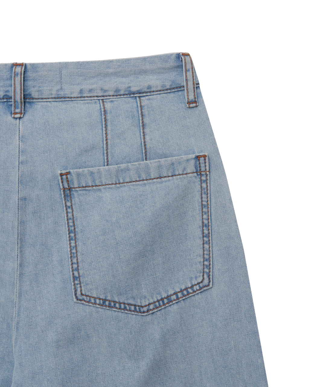 Kimhe Kim - Summer Pleated Wide Jeans (Sky Blue) product image 9 | TRAB K-Fashion Australia