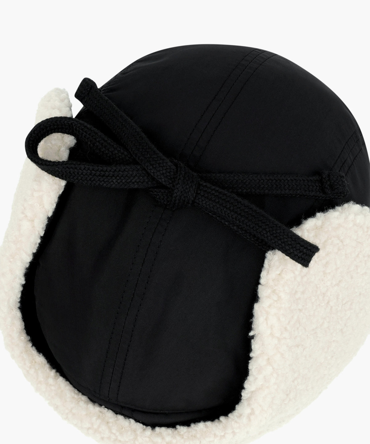 Marithe & Francois Girbaud - Quilted Earflap Cap (Black) product image 4 | TRAB K-Fashion Australia