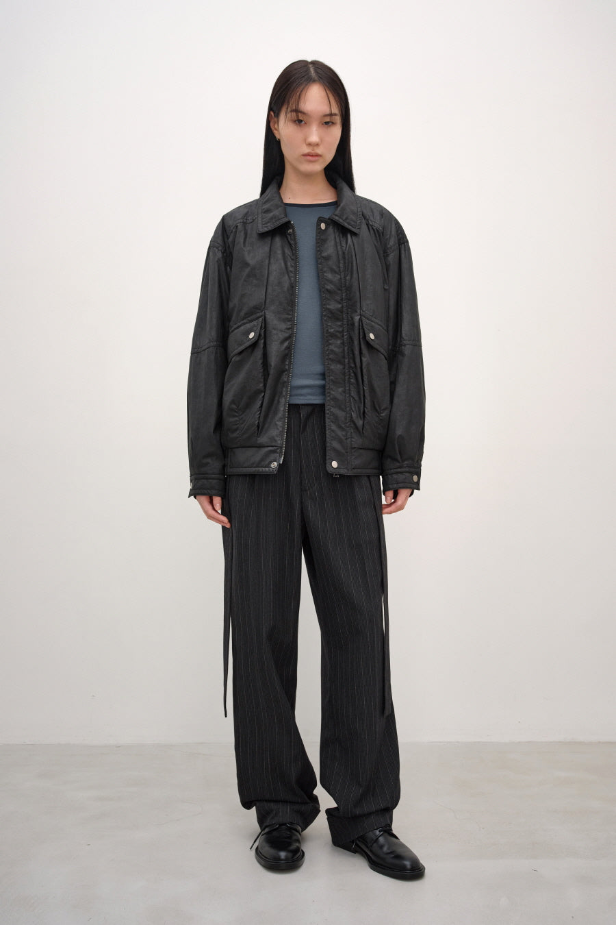 Insilence - Vintage Chintz Blouson (Black) product image 6 | TRAB K-Fashion Australia