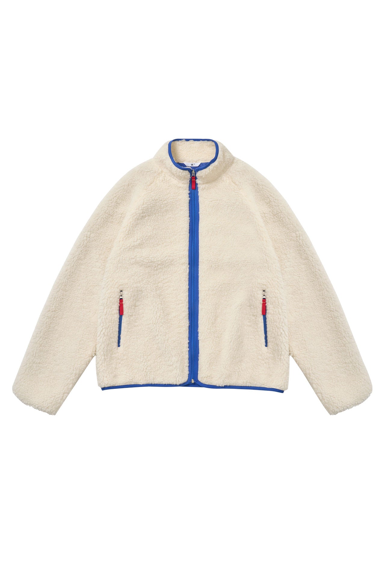STU - Fleece Zip-Up Jacket In (Ivory) product image 16 | TRAB K-Fashion Australia