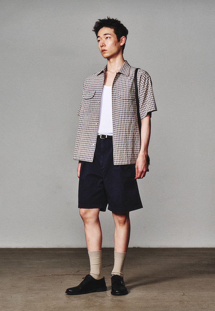 Art if acts - Washed Chino Shorts (Vintage Navy) product image 2 | TRAB K-Fashion Australia