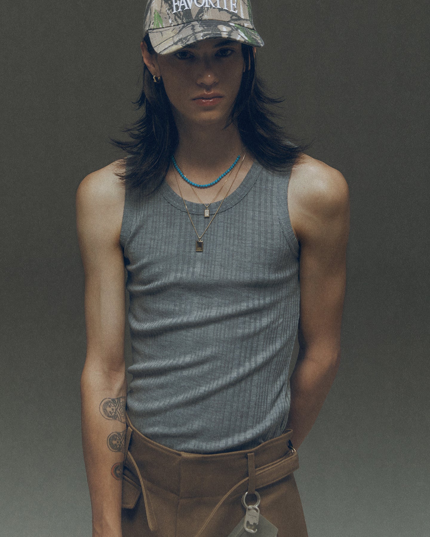 Numbering - Double Side Onyx Necklace #7738 product image 5 | TRAB K-Fashion Australia