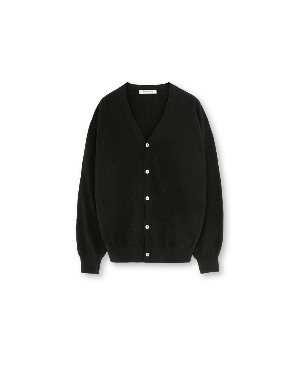 Brownyard - Cashmere V Neck Cardigan (Black) product image 3 | TRAB K-Fashion Australia