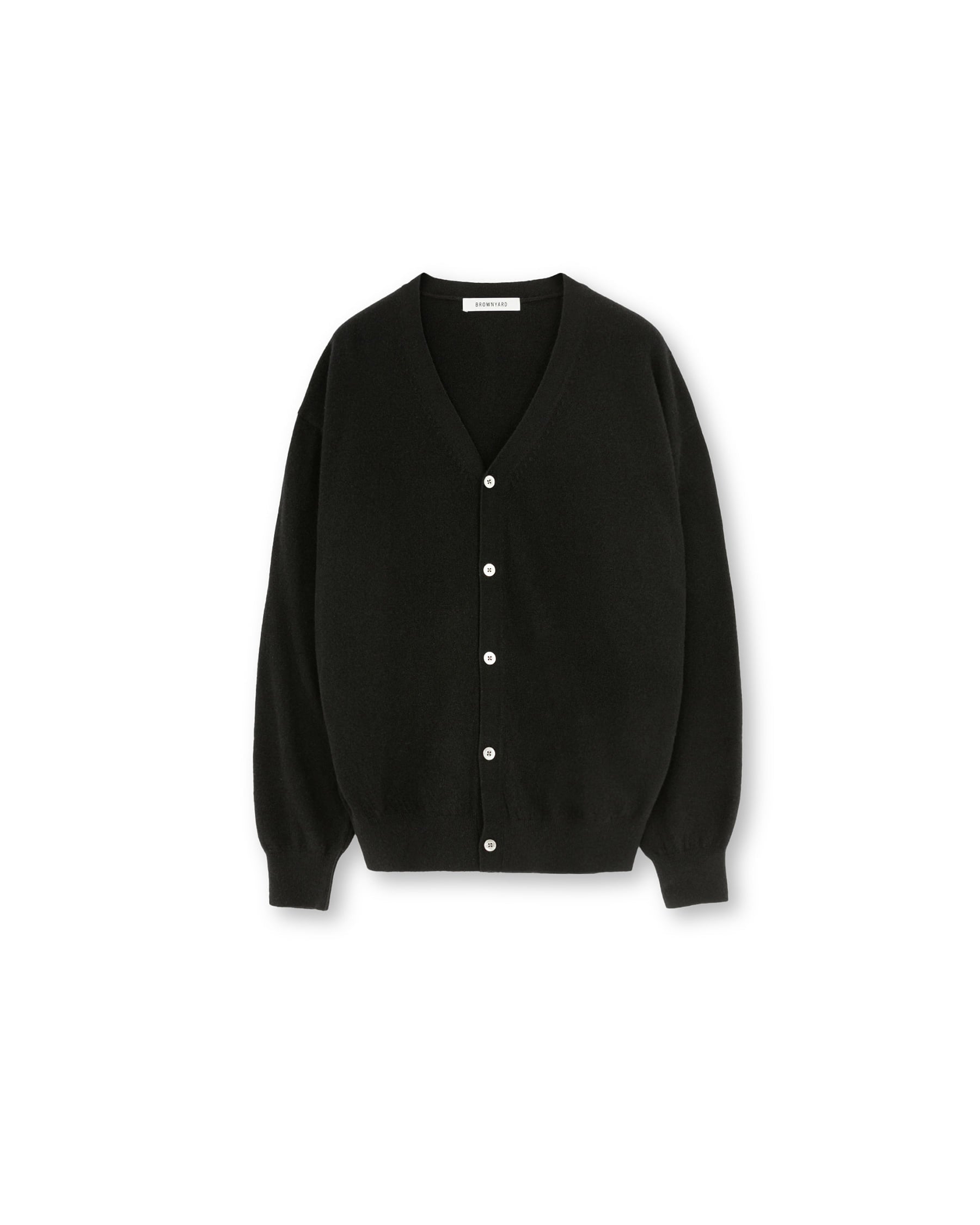 Brownyard - Cashmere V Neck Cardigan (Black) product image 3 | TRAB K-Fashion Australia