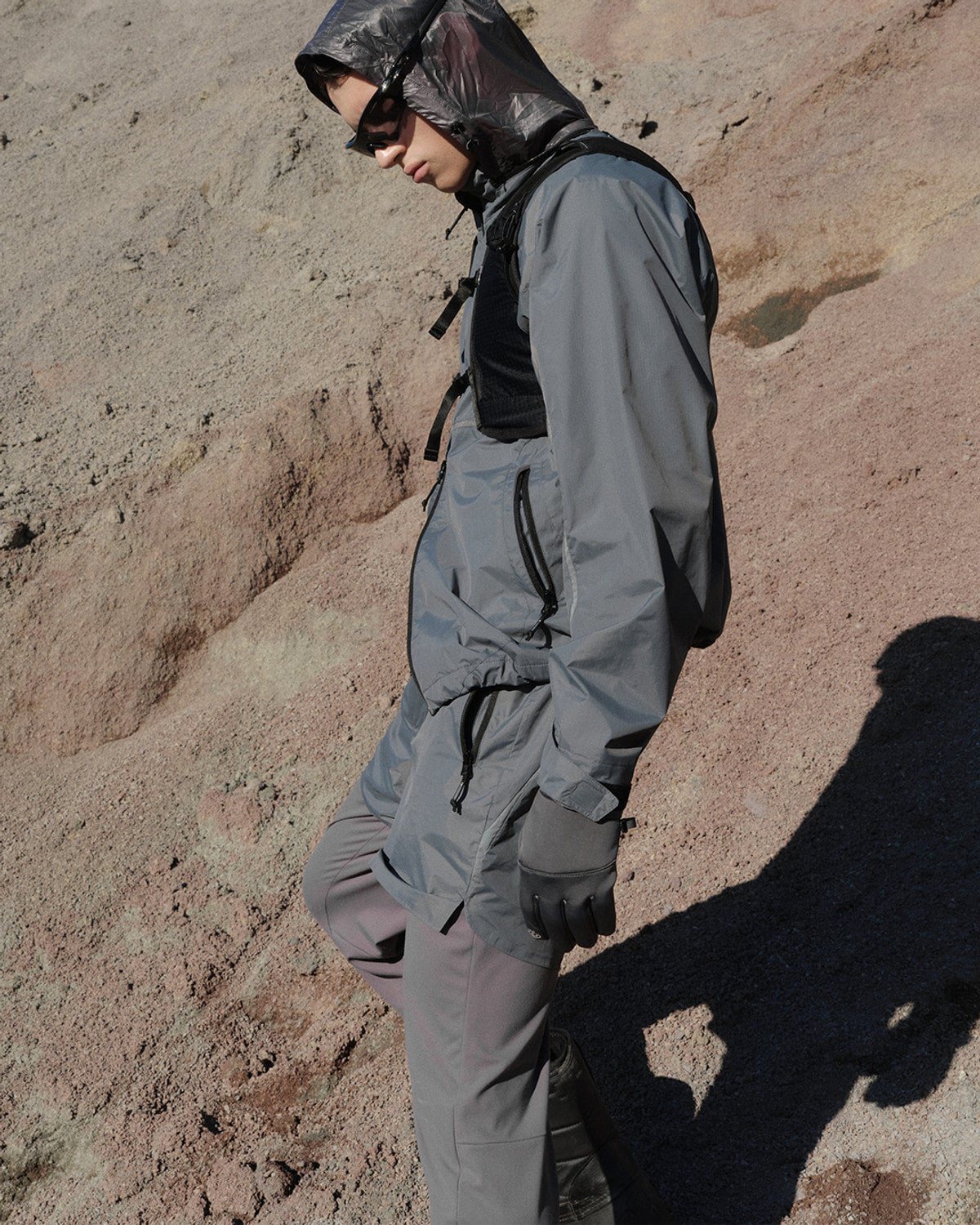 Eastlogue - Curved Utility Pants (Gunmetal) product image 5 | TRAB K-Fashion Australia