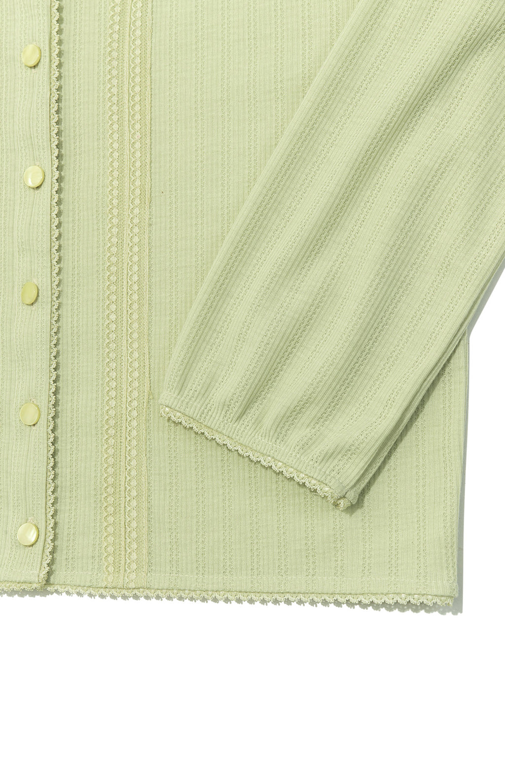Deinet - [yoon Soap X Deinet] Lace Cardigan (Light Green) product image 4 | TRAB K-Fashion Australia