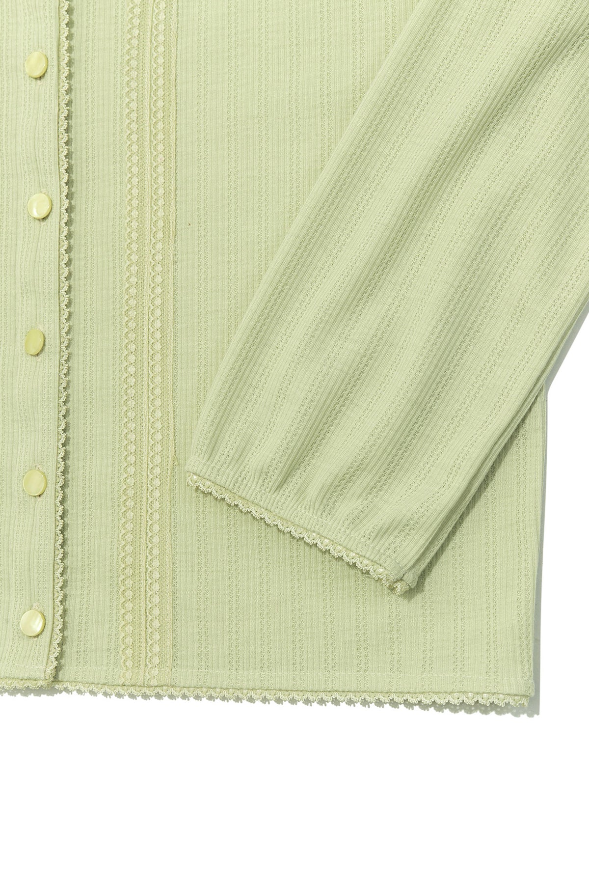 Deinet - [yoon Soap X Deinet] Lace Cardigan (Light Green) product image 4 | TRAB K-Fashion Australia