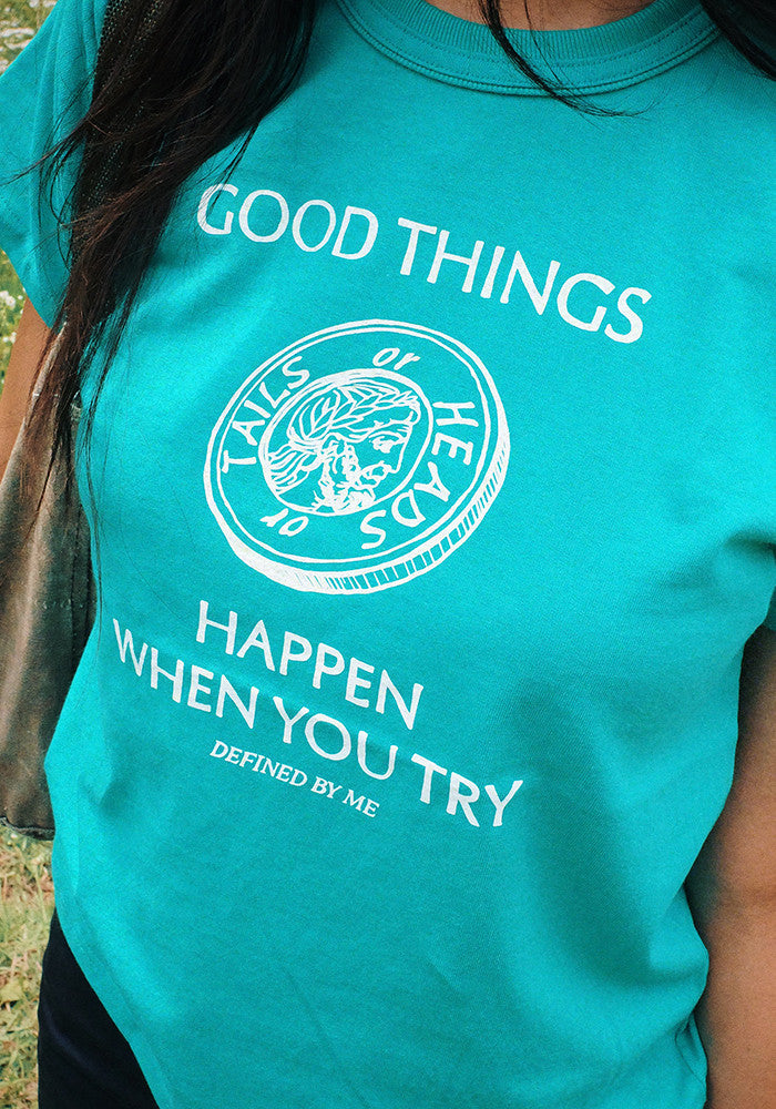 Collect Pieces - Good Things T-Shirts (Turquoise) product image 6 | TRAB K-Fashion Australia
