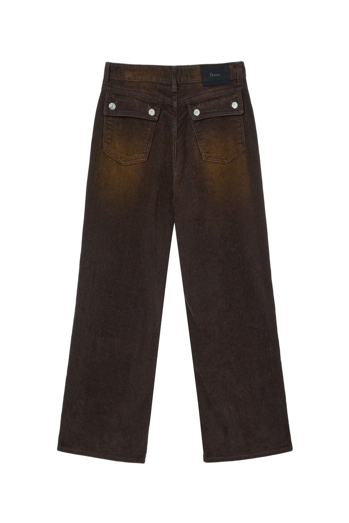 Deinet - Straight Brush Corduroy Pants (Dark Brown) product image 7 | TRAB K-Fashion Australia