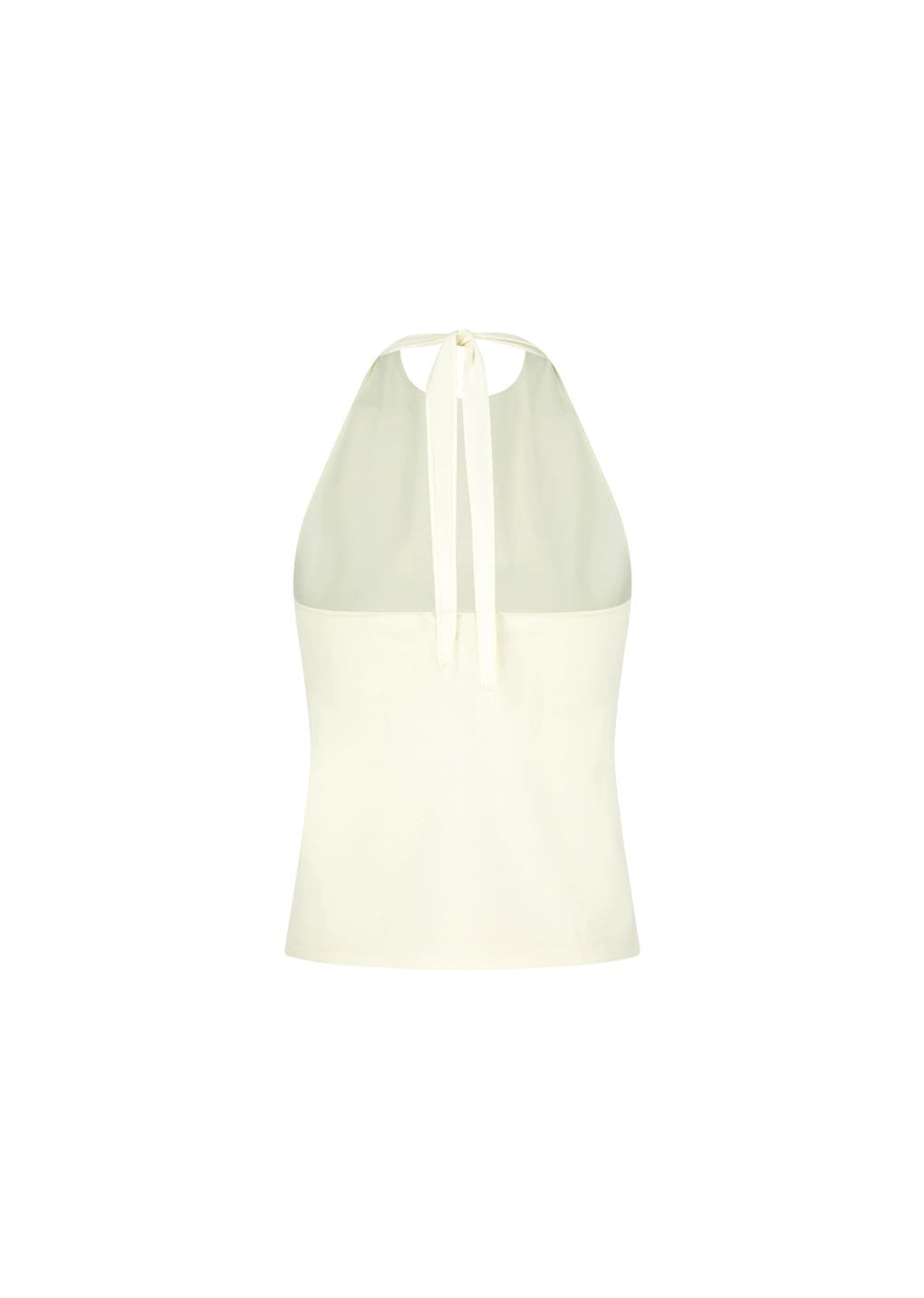 Amomento - Jersey Halter Neck Top (Ivory) product image 6 | TRAB K-Fashion Australia