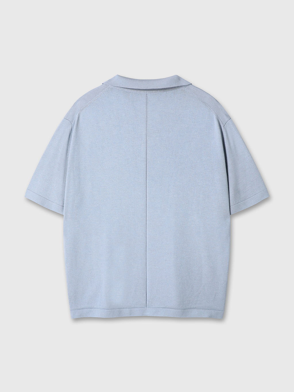 Tonywack - Silk Cashmere Open Collar Knit (Sky Blue) product image 10 | TRAB K-Fashion Australia