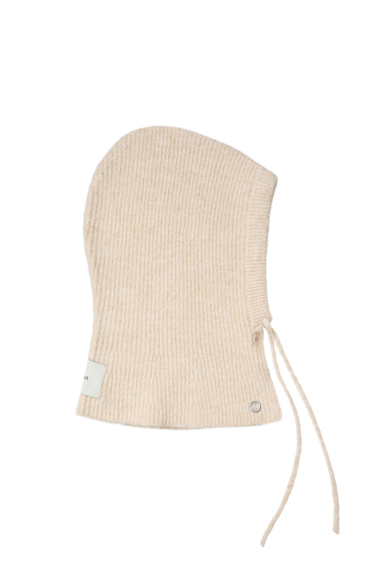 Deinet - Hairy Wool Balaclava (Beige) product image 2 | TRAB K-Fashion Australia