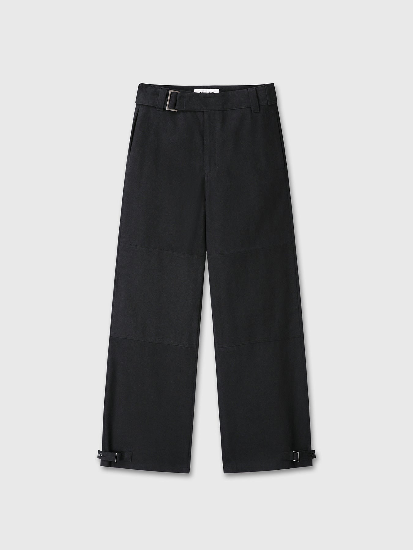 Tonywack - Heavy Twill Cotton Belted Military Pants (Black) product image 8 | TRAB K-Fashion Australia
