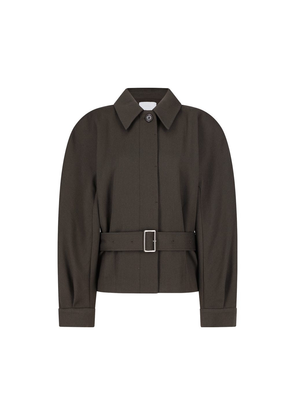 Amomento - Belted wool jacket (Brown) product image 8 | TRAB K-Fashion Australia
