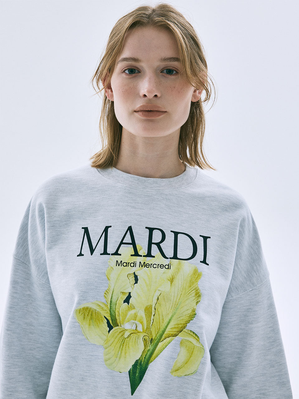 Mardi Mercredi - Sweatshirt Lilies 06 (Heather) product image 1 | TRAB K-Fashion Australia