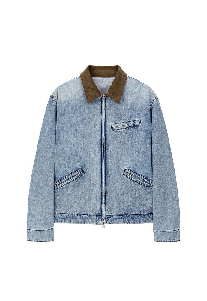 Art if acts - Marina Denim Work Jacket (Used Light Indigo) product image 8 | TRAB K-Fashion Australia