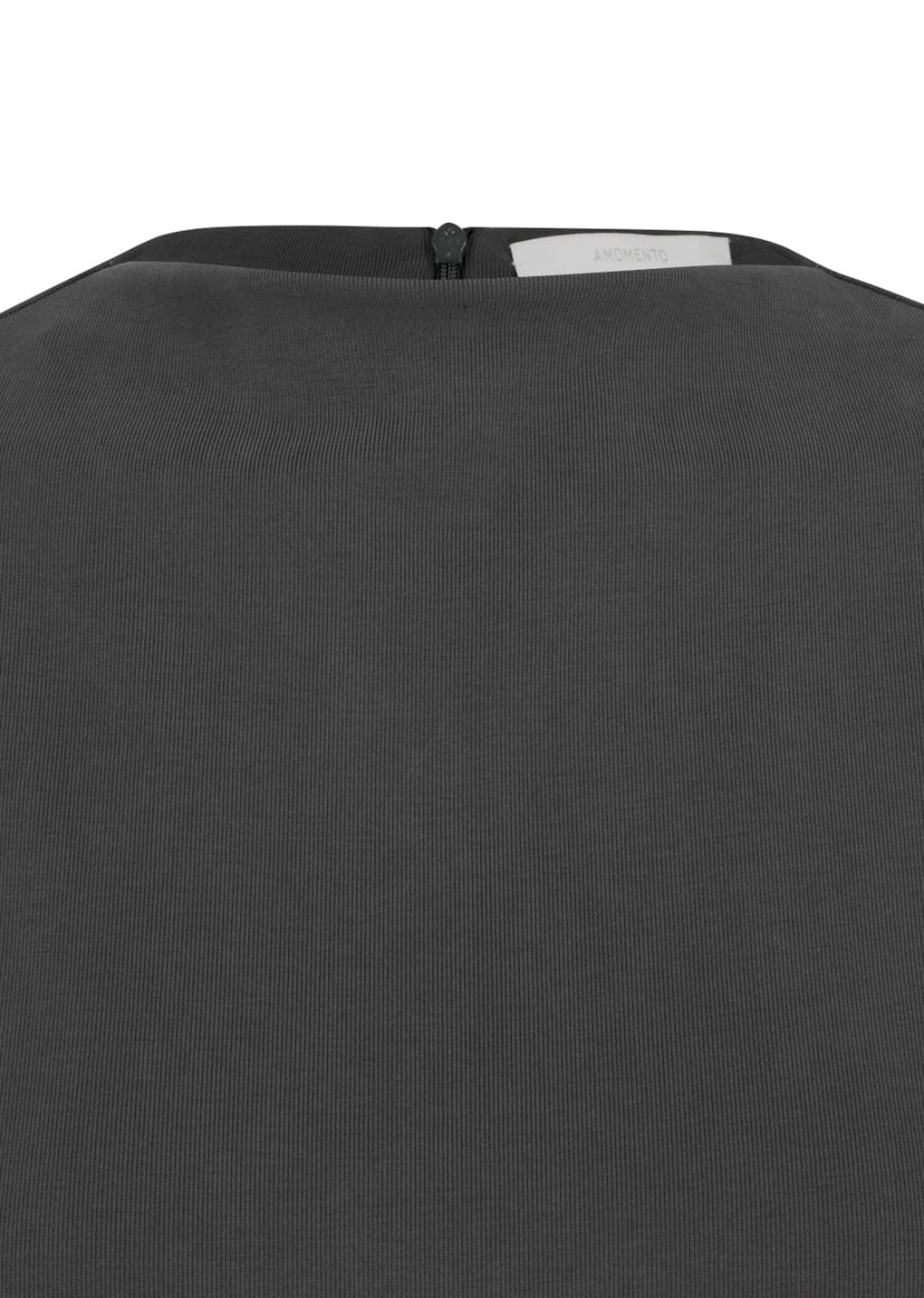 Amomento - Jersey Mock Neck Top (Charcoal) product image 7 | TRAB K-Fashion Australia