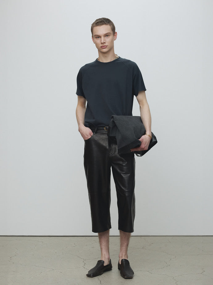 Tonywack - Raw Edge Washed T-Shirt (Vintage Navy) product image 1 | TRAB K-Fashion Australia