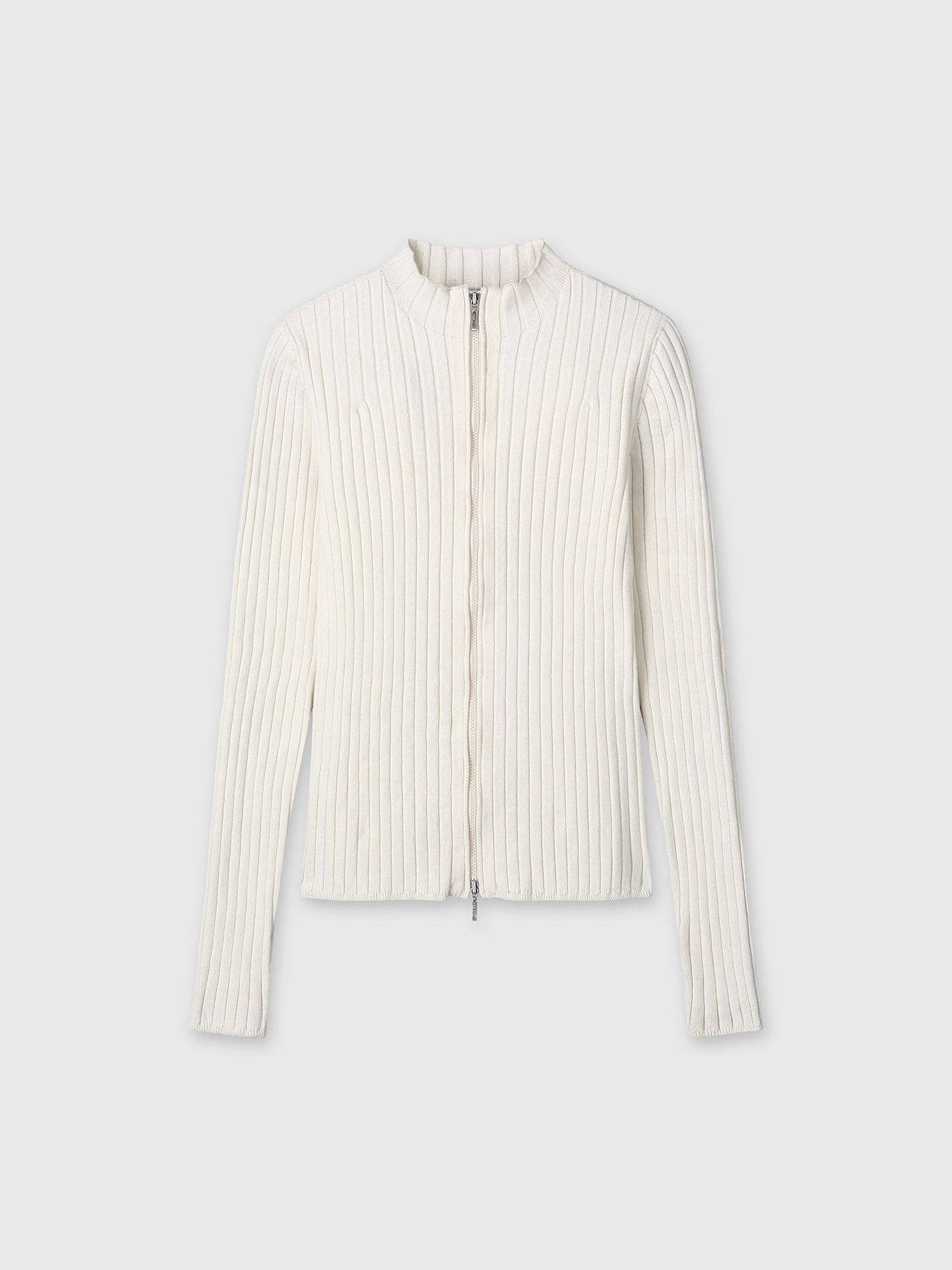 Tonywack - Cotton Ribbed Full Zip-Up (Cream) product image 9 | TRAB K-Fashion Australia