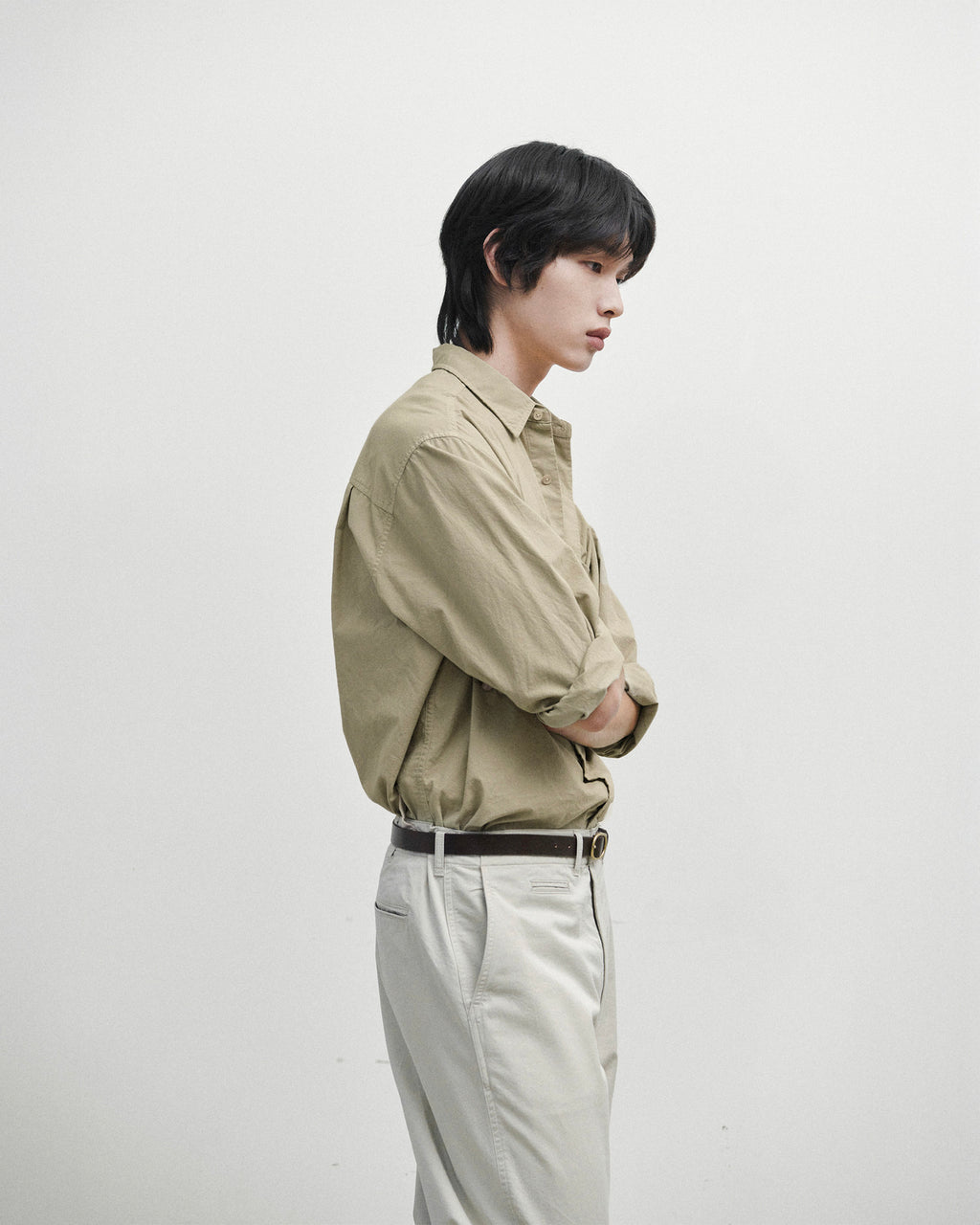 Brownyard - Washed Shirt (Beige) product image 4 | TRAB K-Fashion Australia