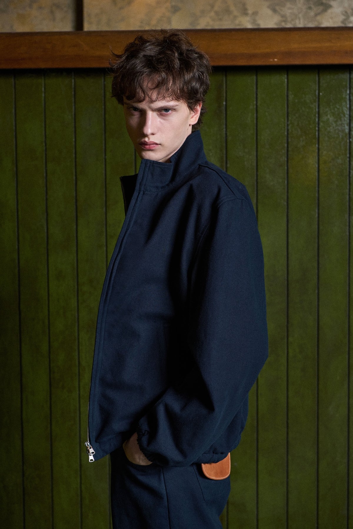 STU - Shift High-neck Jacket (Navy) product image 10 | TRAB K-Fashion Australia