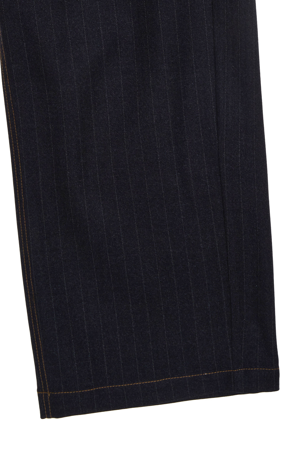 Matin Kim - Denim Like Stripe Wide Pants (Navy) product image 4 | TRAB K-Fashion Australia