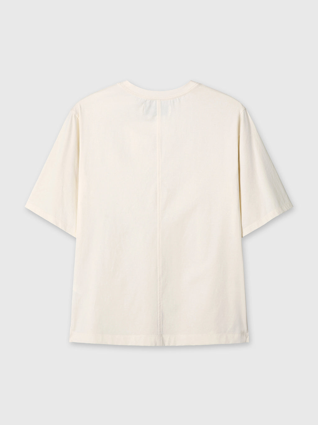Tonywack - High-Density Relaxed Cotton T-Shirt (Pale Yellow) product image 7 | TRAB K-Fashion Australia