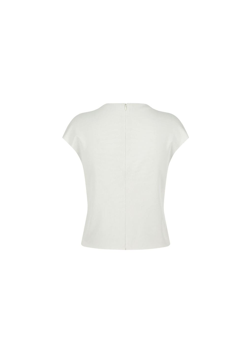 Amomento - Jersey Mock Neck Top (Ivory) product image 6 | TRAB K-Fashion Australia