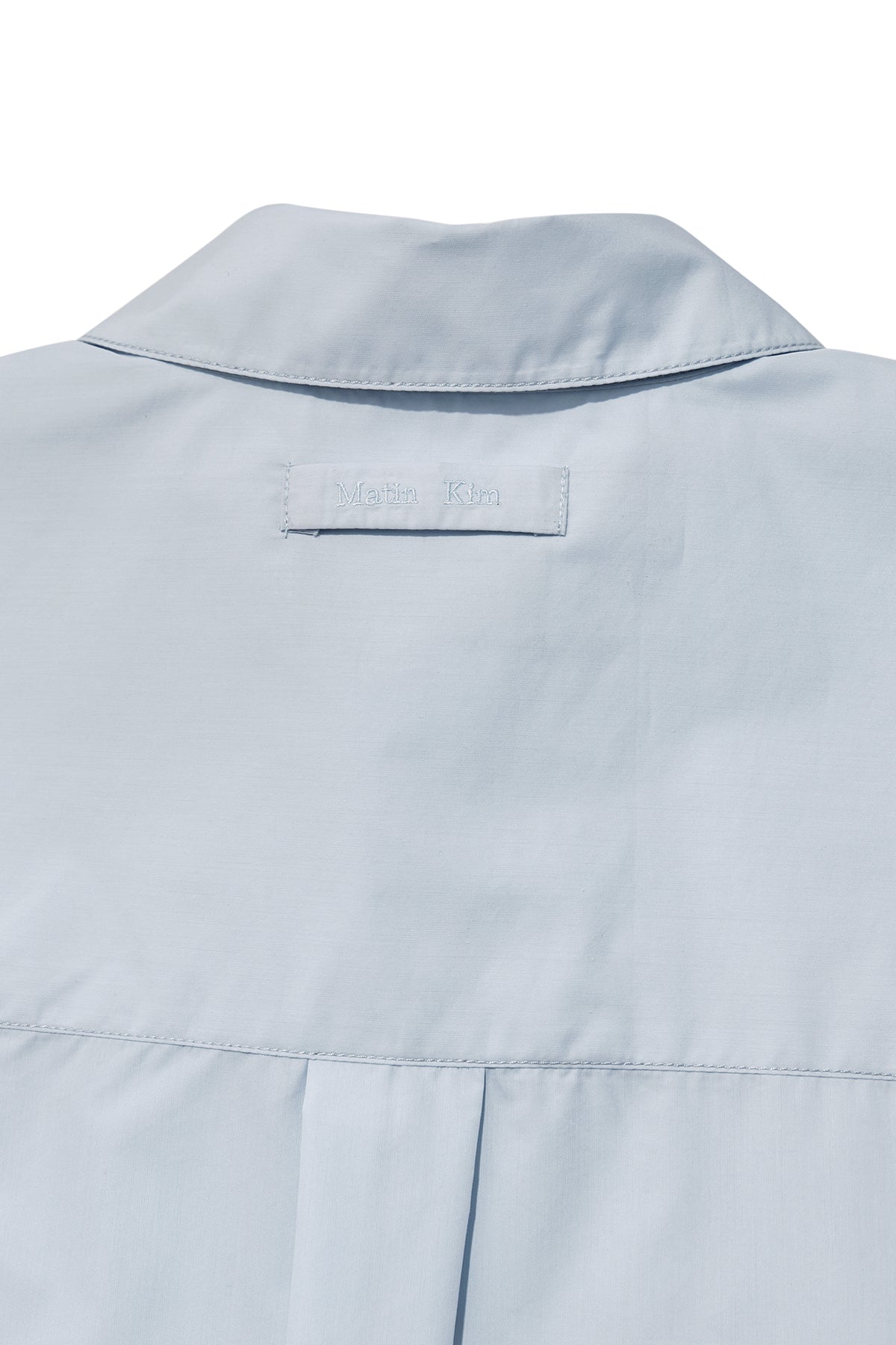 Matin Kim - Pocket Foldover Shirt (Light Blue) product image 6 | TRAB K-Fashion Australia