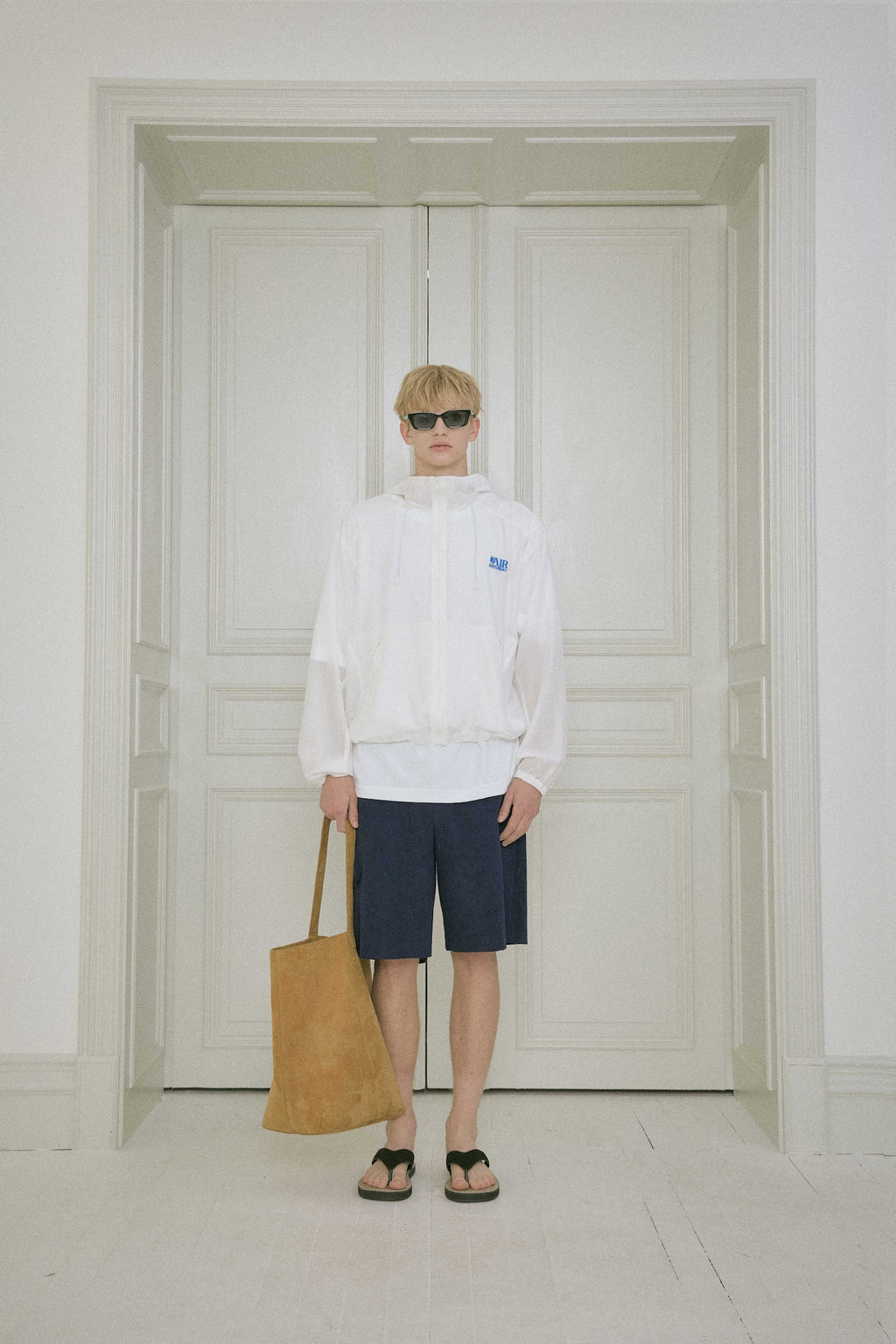 Stu - Stripe Windbreaker (White) product image 10 | TRAB K-Fashion Australia