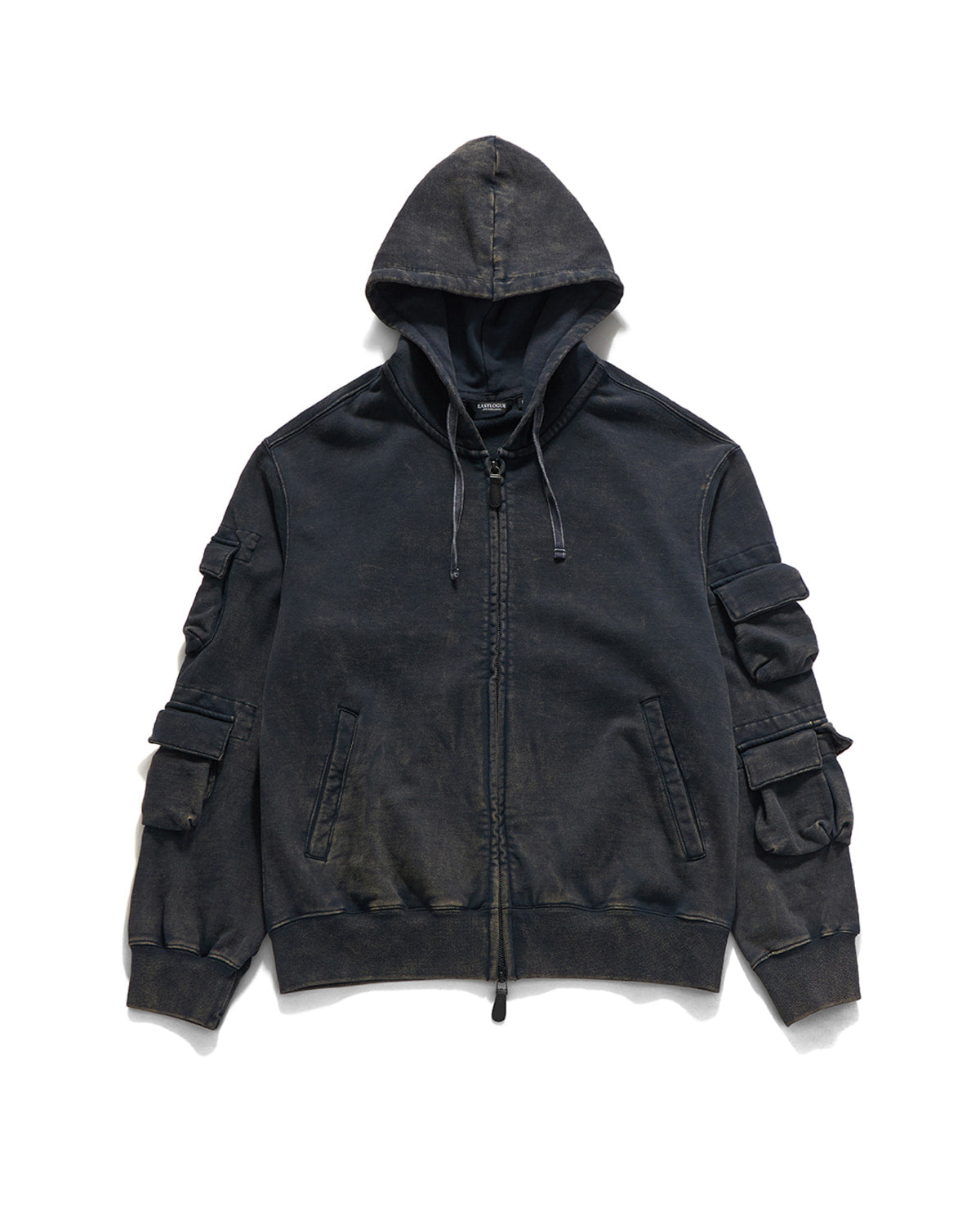 Eastlogue - Magazine Pouch Hoodie (Vintage Charcoal) product image 5 | TRAB K-Fashion Australia