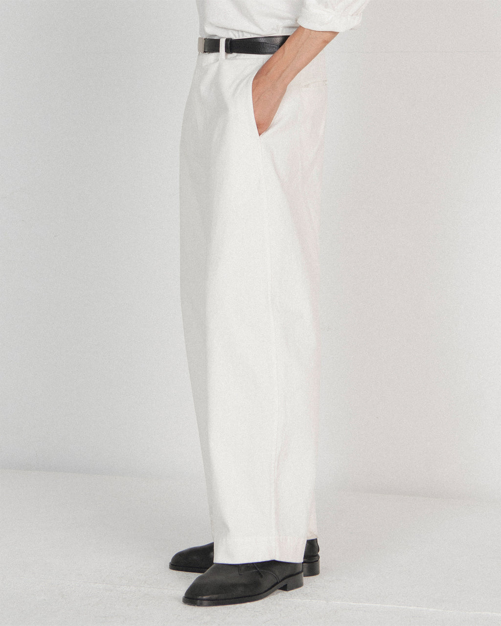 Brownyard - Washed Field Pants (Ecru) product image 3 | TRAB K-Fashion Australia