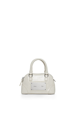 Matin Kim - Curve Zip Mini Bag (Light Grey) product image 1 | TRAB K-Fashion Australia