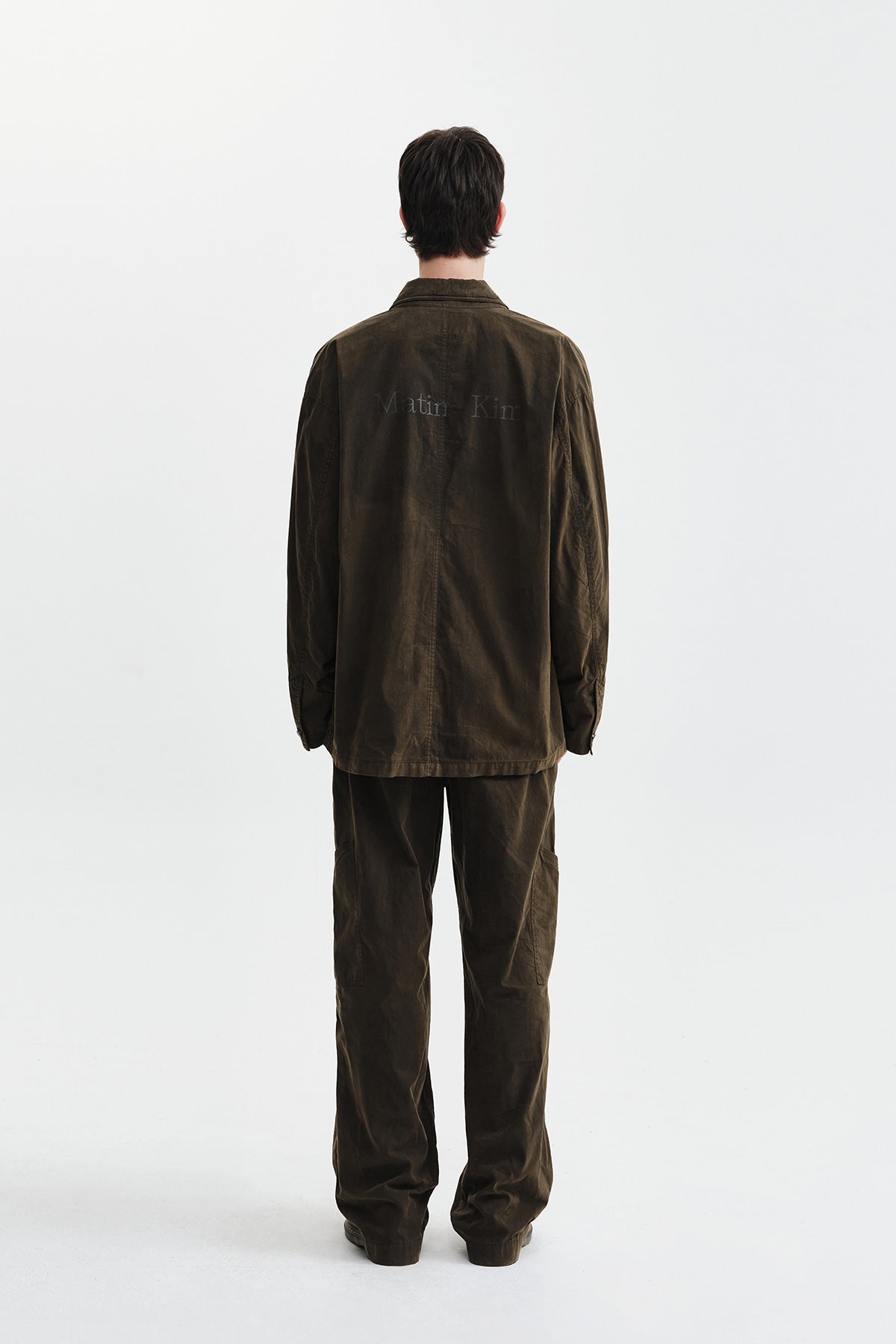 Matin Kim - Vintage Waxed Work Jacket (Khaki) product image 9 | TRAB K-Fashion Australia