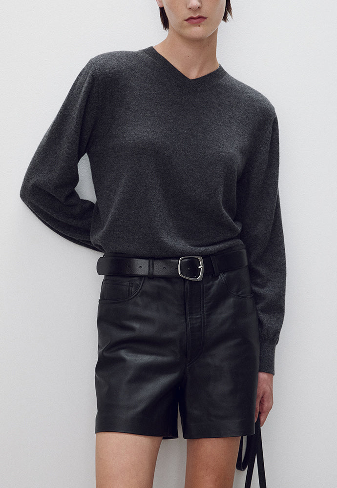 Tonywack - Pure Cashmere V-Neck Sweater (Charcoal) product image 6 | TRAB K-Fashion Australia