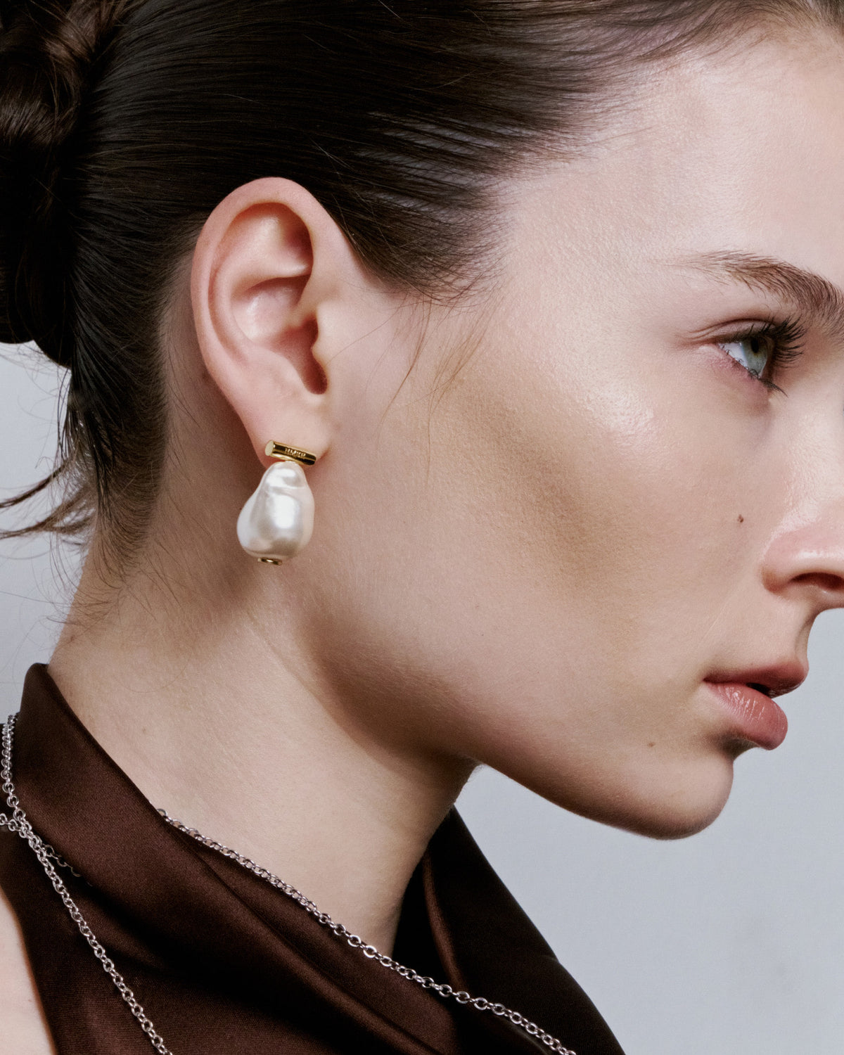 Numbering - Baroque Pearl Statement Earrings #6130 product image 4 | TRAB K-Fashion Australia
