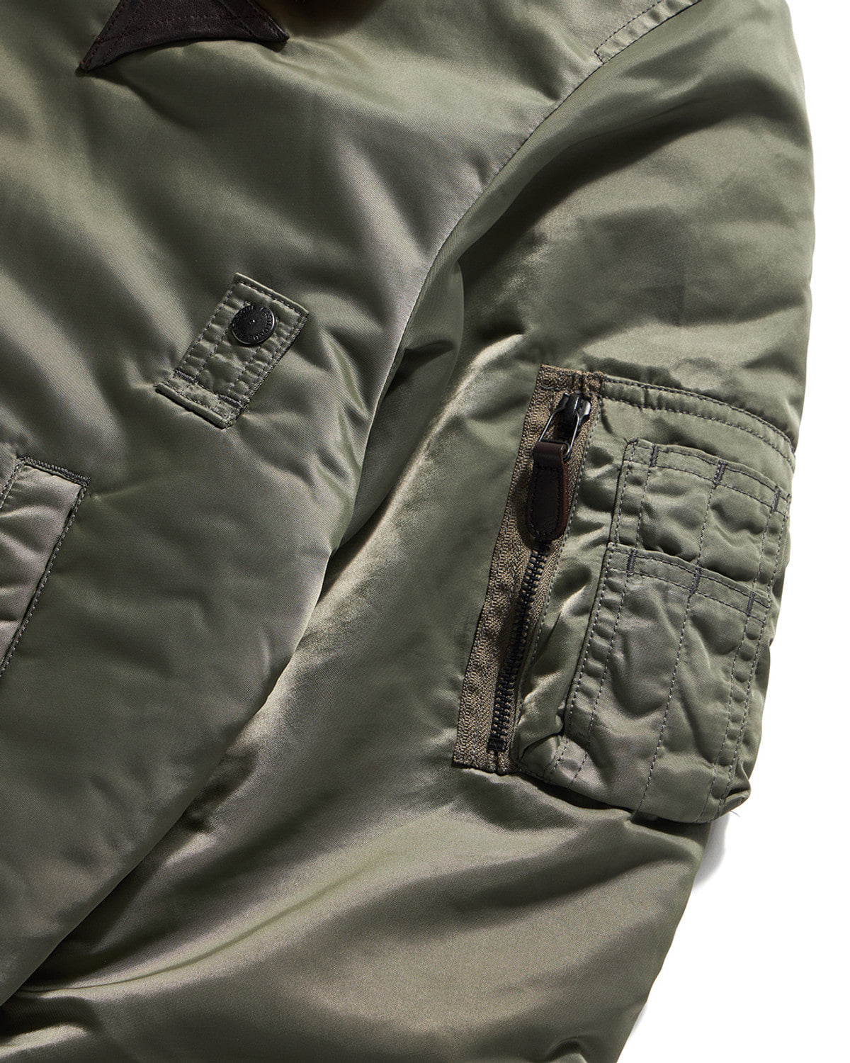 Eastlogue - Shearling Flight B-15 Jumper (Olive) product image 9 | TRAB K-Fashion Australia