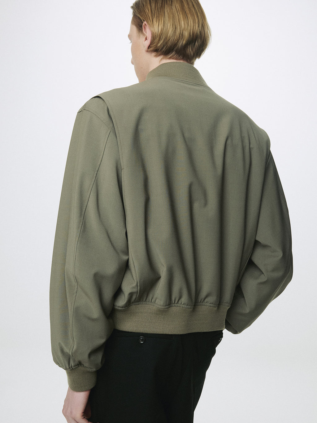 Tonywack - Light Wool Web Jacket (Olive) product image 6 | TRAB K-Fashion Australia