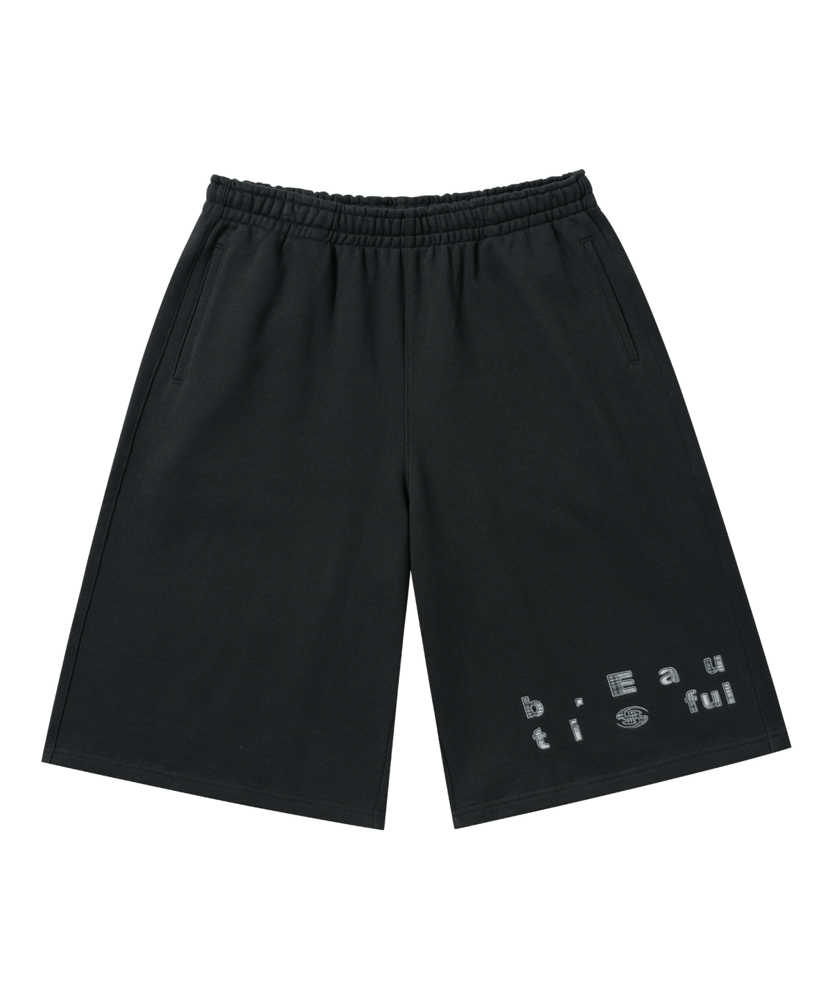 San San Gear - San San X B.E Sweatshorts (Charcoal) product image 1 | TRAB K-Fashion Australia