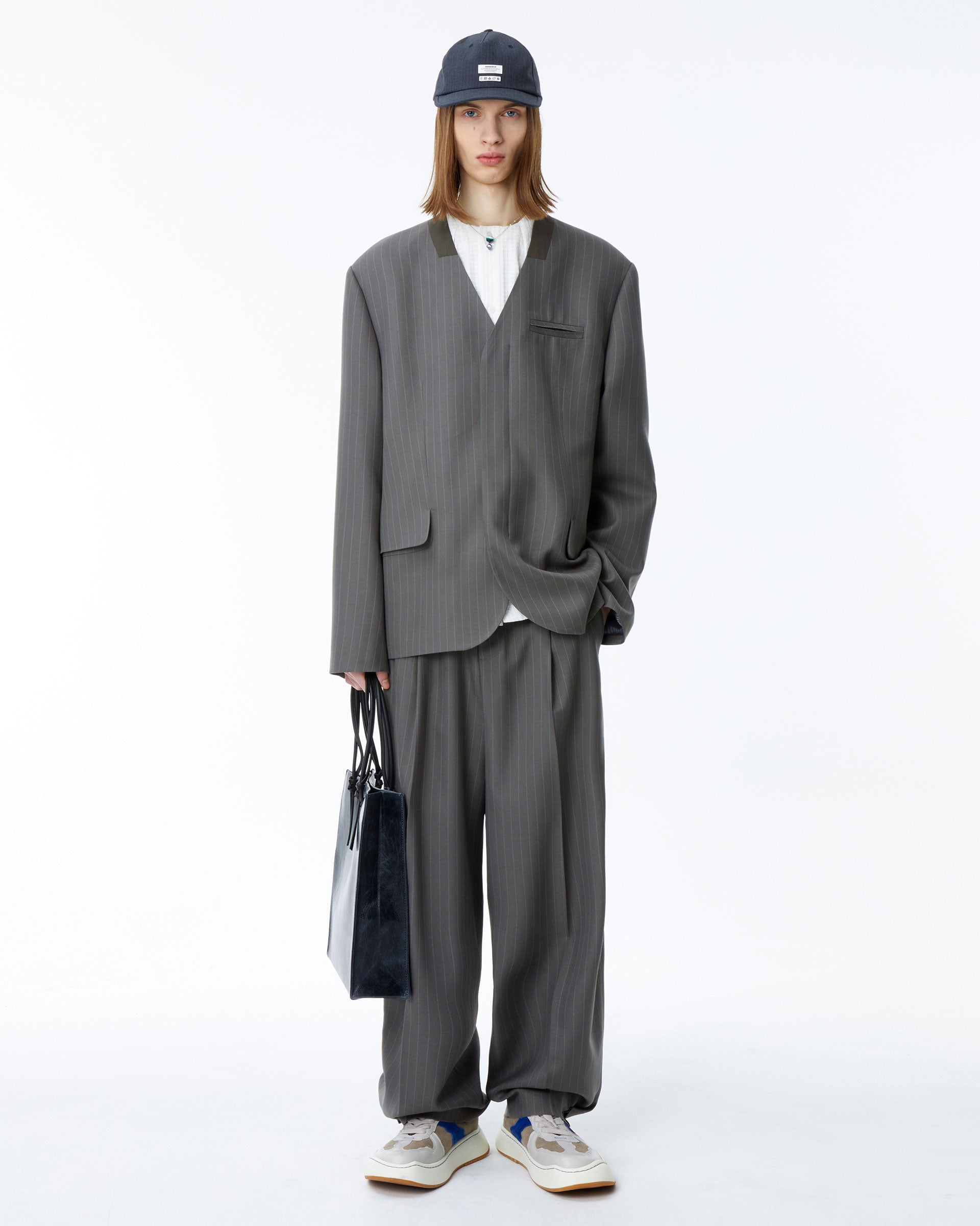 Ader Error - Lawren slacks (Grey) product image 1 | TRAB K-Fashion Australia