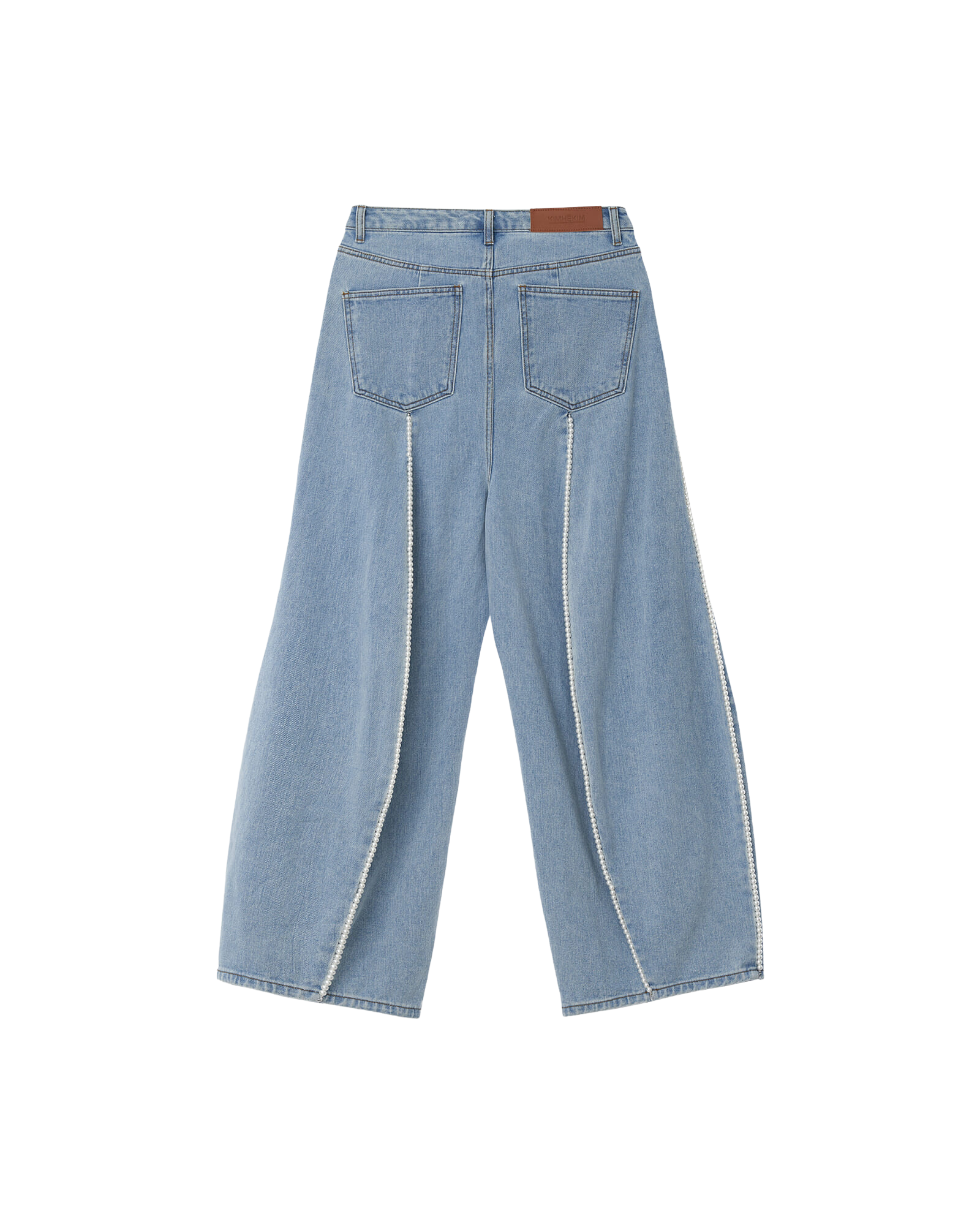 Kimhe Kim - Pearl Embellished Jeans (Sky Blue) product image 12 | TRAB K-Fashion Australia